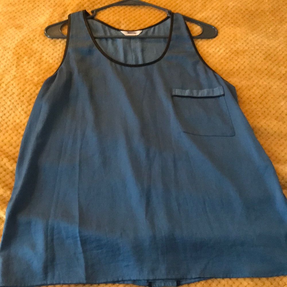 Blue pocket tank